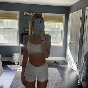 Lululemon Track That HR Short 3” in White